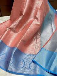 Fancy Banarasi Kora Tanchoi Silk Saree