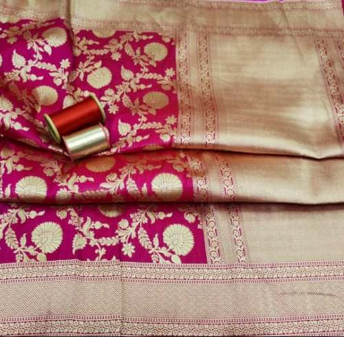 Pure Banarasi Handloom Katan Silk Saree by Banaras Heritage Weaves