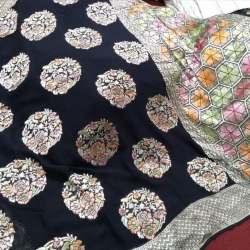 Pure Handloom Meenakari Saree