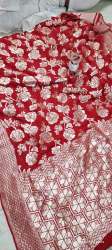 Red Exclusive Banarasi Handloom Saree
