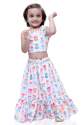 Floral Print Fancy Kids Lehenga
