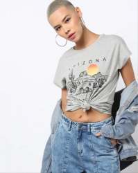 Casual wear Girls Printed Top 