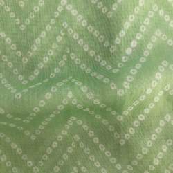 Hand Screen Printed Viscose Bemberg Muslin