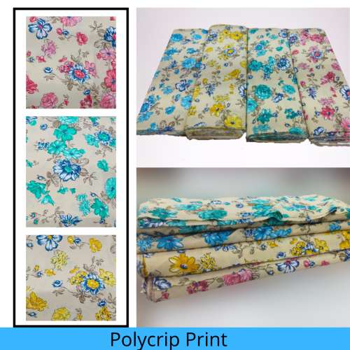 Polycrepe Print Fabric 