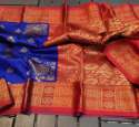 Lichi Silk Fancy Saree For Women thumb 1
