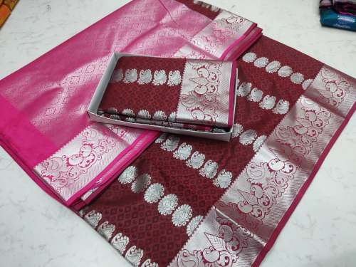 Art Silk Bridal wear Saree by VS Traders