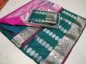 Art Silk Bridal wear Saree thumb 1