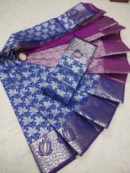 Designer Bridal semi Silk saree