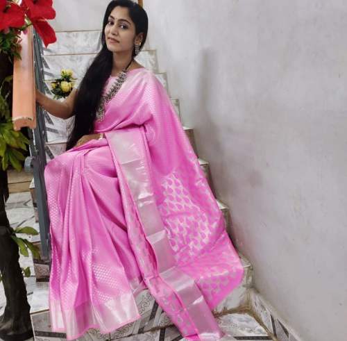 Elegant Classy Kanchipuram silk saree by VS Traders