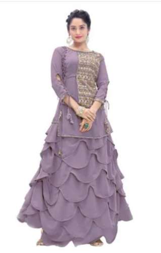 Faux Georgette Party Wear Lengha  Fancy Suit by JOGMAYA FASHION