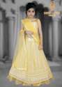 SGF Kids  Party Wear Yellow Net Lehenga Choli -612