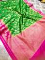 Banarasi daaibal saree with contras border thumb 5