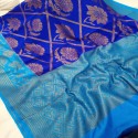 Banarasi dupiyan saree with contras border 