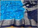 Banarasi Georgette silk saree  thumb 3