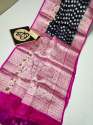 Banarasi kora buti daaibal saree thumb 6