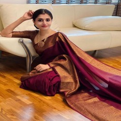Banarasi  worm silk daaibal saree 
