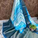 Buy Banarasi Fancy warm Silk Dyeable Saree thumb 3