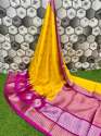 Buy Banarasi Saree Dyeable Saree thumb 3
