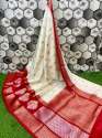 Buy Banarasi Saree Dyeable Saree thumb 5