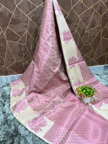 Buy Banarasi Zari Brocade Silk Saree