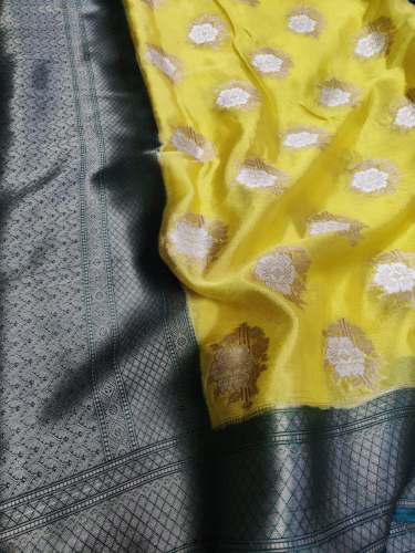 Buy Fancy Warm Silk Dyeable Banarasi Saree by Musa And Sons