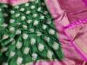 Buy Fancy Warm Silk Dyeable Banarasi Saree thumb 4