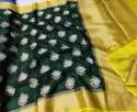 Buy Fancy Warm Silk Dyeable Banarasi Saree thumb 6