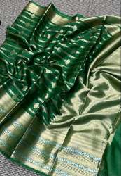 Katan Warm Silk Dyeable Saree For Women