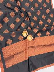 New Banarasi Maheshwari Zari Butti Saree