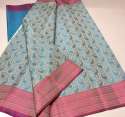New Collection Banarasi Firozi Brocade Silk Saree thumb 2
