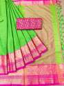 Aura Cotton Silk  Saree thumb 1