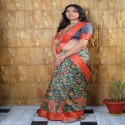 Cotton silk saree thumb 2
