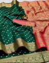 Maakhi Designer Jacquard Silk Saree With Blouse thumb 2