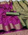 Maakhi Designer Jacquard Silk Saree With Blouse thumb 4