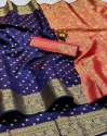 Maakhi Designer Jacquard Silk Saree With Blouse thumb 6