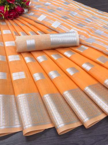 Soft Linen Silk Saree