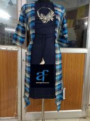 Jacket Style Fancy kurti 