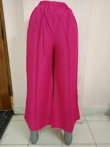 Plain Rayon Palazzo Pant 