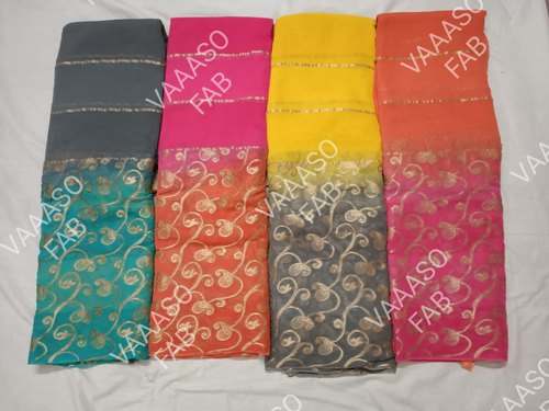 Regular wear Printed Georgette saree 