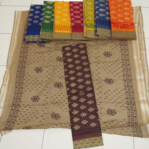 Unique Designer Cotton printed dress Material 
