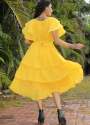 exclusive yellow color festivel wear dress thumb 3