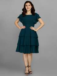 Georgette One Piece Designer Dress