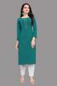 green-cotton-kurti