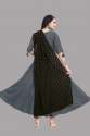 Grey color designer gown with dupatta thumb 3