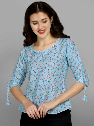 Multi color cotton top