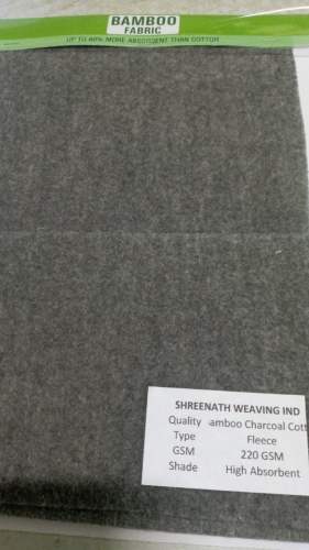Bamboo charcoal cotton Fleece Fabric