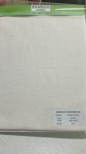 Hemp Cotton Jersey Fabric