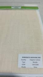 Organic cotton muslin grey