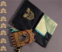 Fancy Gajraj Design Jacquard Border saree