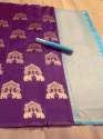 Fancy Gajraj Design Jacquard Border saree thumb 5